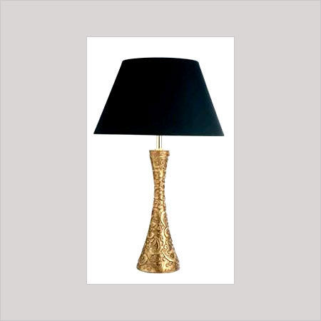 Black-Golden Gold Leafs Table Lamp