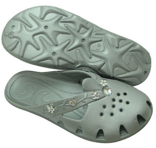 Silver Highly Comfortable Crocs Clogs