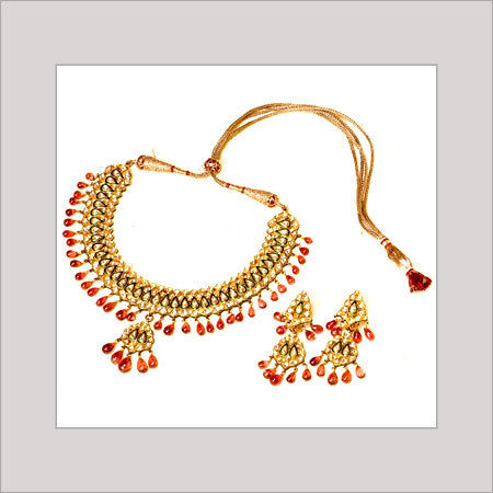 Kundan And Polki Necklace Set Gender: Women