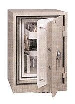 Square Precisely Designed Fireproof Media Safe