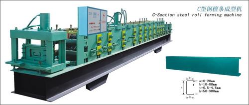 Green C Shape Roll Forming Machine