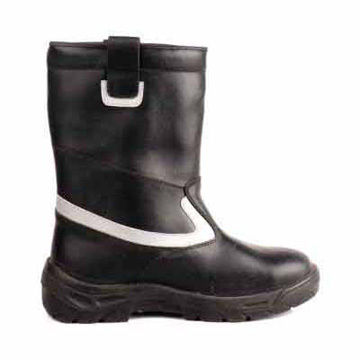 Black High Ankle Safety Boots