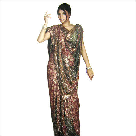 Sparkling Designer Embroidered Saree