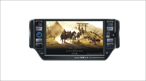 Black 5" Car Dvd Player With Touch Screen