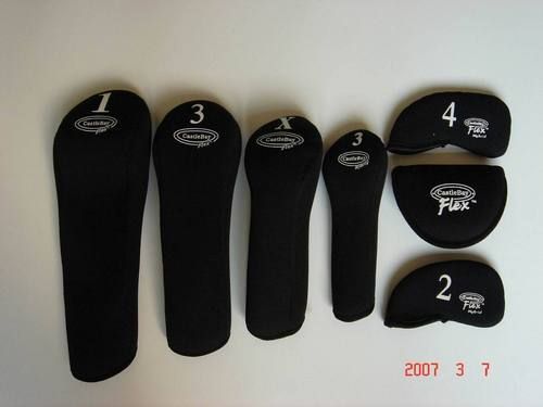 Black Color Golf Iron Cover