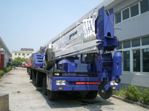 55 Ton Tadano Crane Application: Outdoor Yard