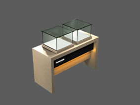 Eco-Friendly Jewelry Display Showcase Cabinet