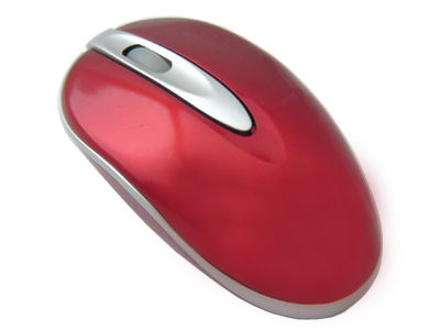 Mini Optical Mouse With One-Side Retractable Cable Hidden Application: Computers