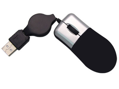 Mini Retractable Optical Mouse Application: Computers