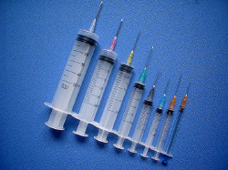 Well Sterilized Disposable Syringe Size: Standard Size Available