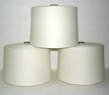 Eco-Friendly White Bamboo Fiber Yarn