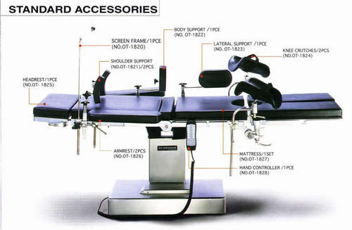 Adjustable Medical Operating Table Size: Standard