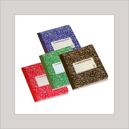 Composition Books - 9.75" x 7.5", Durable Hard Covers with Attractive Marble Design, Ideal for School Use