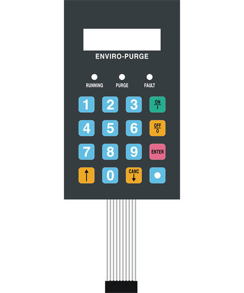 Membrane Switch With Embedded Ir Sensor And Led - Color: As Per Demand