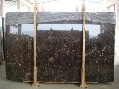 Dark Emperador Marble Slab Size: Variable