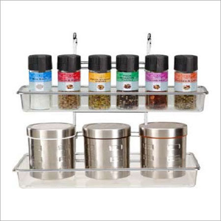 Durable Kitchenware Hanging 2 Tier Spice Rack