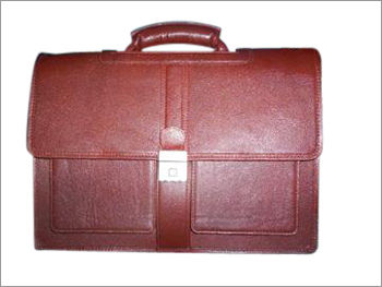 Red Leather Office Bag