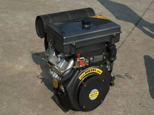 Black Air Cooled Diesel Engine 22Hp