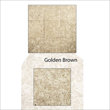 Antibacterial Textured Golden Brown Tile