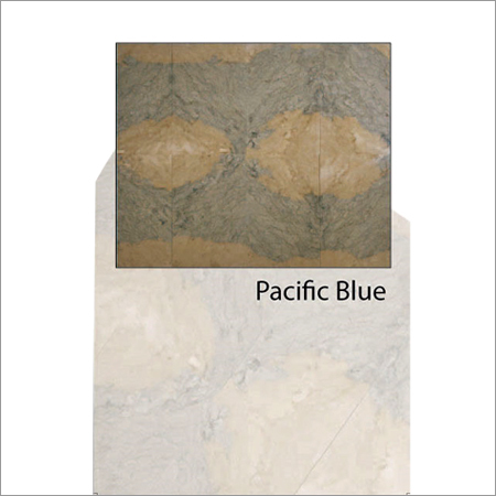 Wear-Resistant Textured Pacific Blue Tiles