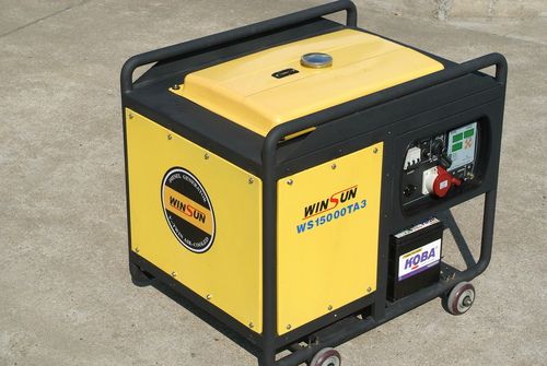 Yellow 10Kw Open Frame Diesel Generator