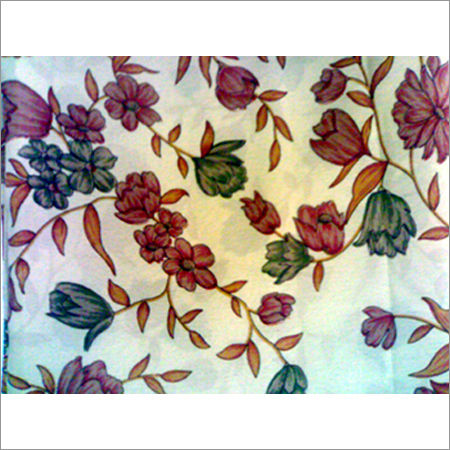 Various Flower Printed Silk Fabric