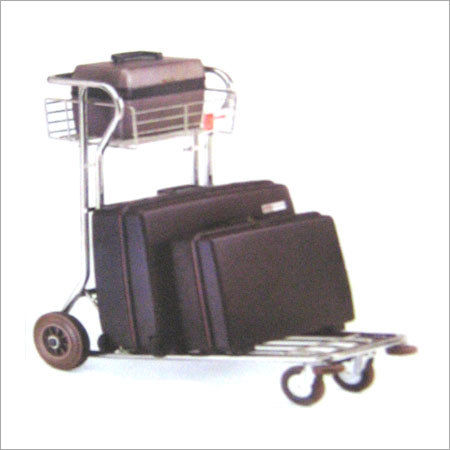 Metal Four Wheeler Luggage Trolley