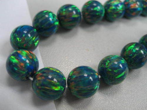 10mm Synthetic Opal Beads