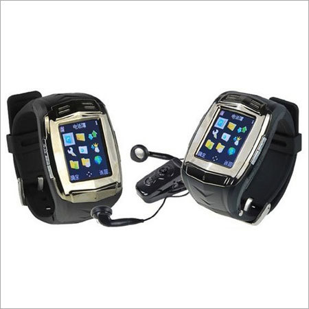 Wrist Mobile Phone - 1.3-Inch TFT LCD Black | 2.0 MP Camera Bluetooth Connectivity MP3 & MP4 Player SIM Card Support 1GB TF Card Included
