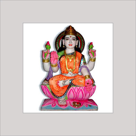 Marble Idol Of Goddess Laxmi Ji