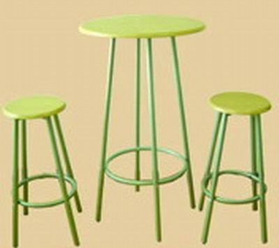 Customizable Metal Bar Round Seat Stools