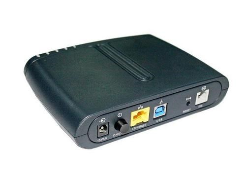 Black Alcatel Adsl Modem