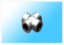 Silver Pipe Fitting Metal Cross