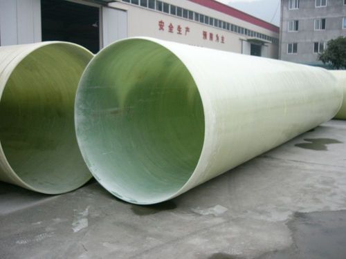 White Fibreglass Reinforced Pipe Section Shape: Round