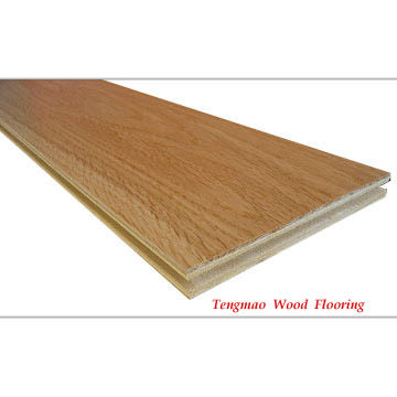 Environmentally-Friendly Engineered Brown Wood Flooring