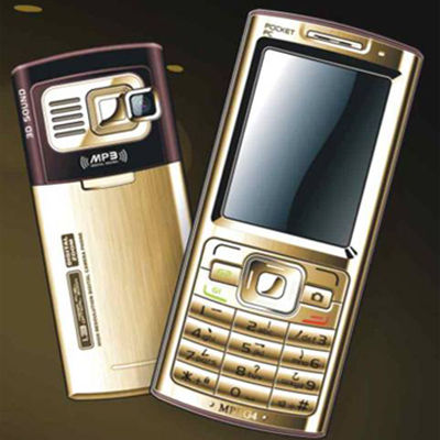 Copper Mobile Phone With Dual Sim Card