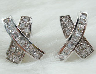 Silver Cubic Zircon Earring