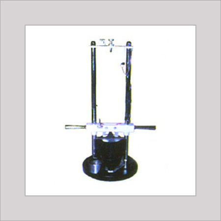 Aggregate Impact Test Apparatus - Rigid Framework with Adjustable Free Fall Mechanism , Quick Release Hammer Locking Arrangement