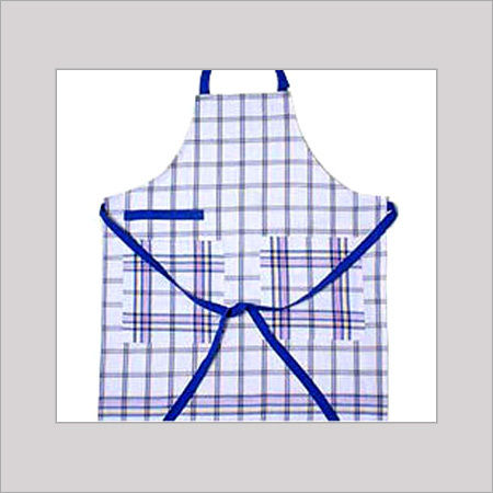 Checked Apron