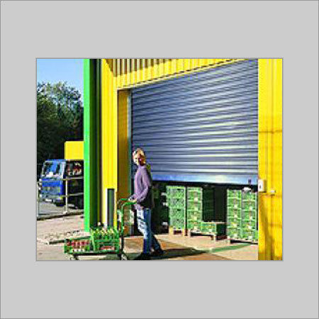 Motorised Rolling Shutter - M.S./G.I./S.S./Al./Poly, Single/Double Wall Slats Up to 6m, Stylish Security Solutions