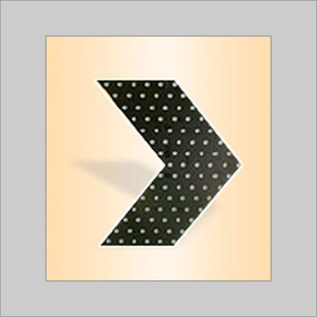 Slim Solar Chevron Sign