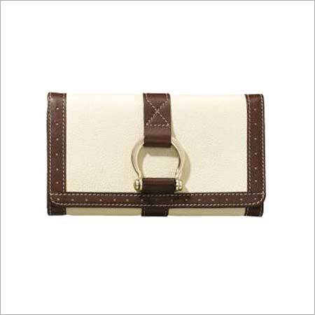 Designer Ladies Leather Purses - Durable Leather, Casual & Party Wear , Fine Stitching with Stylish Space for Mirror, Mobile, and Cosmetics