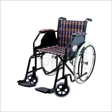 Steel Fixed Armrest And Footrest Wheelchair