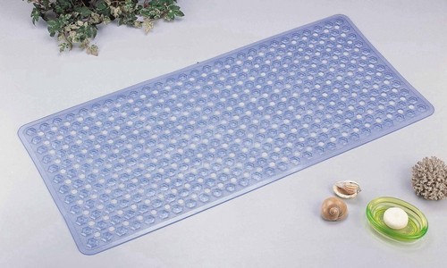 Rectangle Designer Hexagon Bath Mats