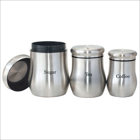 3 Piece Kitchen Canister Set