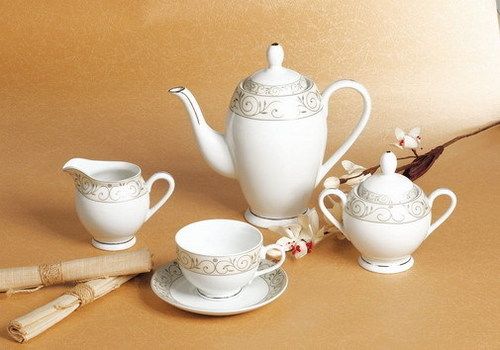 Super White Tea Set