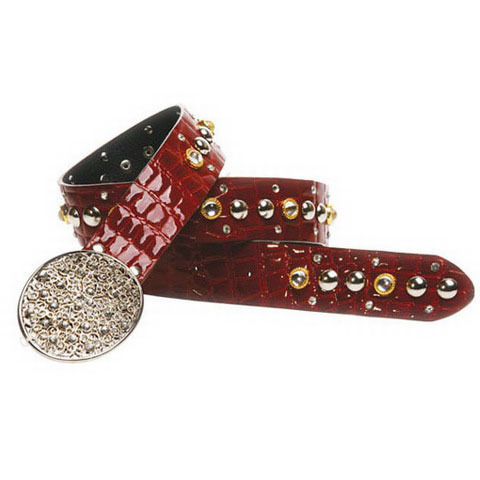 Studded Leather Belt