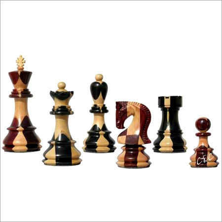 Double Wood Staunton Chess Pieces