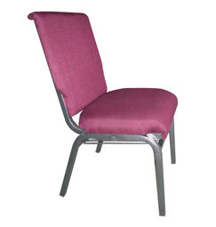 Steel Tube Frame Church Chair Size: 55(W) X 60(D) X 89(H) Cm