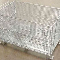 Industrial Foldable Wire Mesh Containers